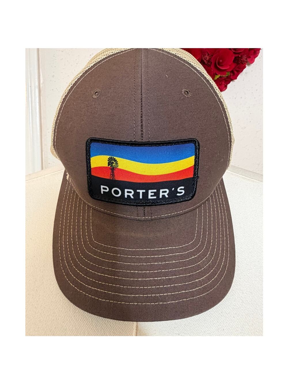 Richarson Style 112 Trucker Porter's Windmill Sunset Hat